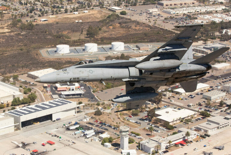 The Marine Air-Ground Task Force demonstration takes place during the 2022 Marine Corps Air Station Miramar Air Show at MCAS Miramar, San Diego, California, Sept. 23, 2022. The MAGTF Demo displays the coordinated use of close-air support, artillery and infantry forces, and provides a visual representation of how the Marine Corps operates. The theme for the 2022 MCAS Miramar Air Show, “Marines Fight, Evolve and Win,” reflects the Marine Corps’ ongoing modernization efforts to prepare for future conflicts. (U.S. Marine Corps photo by Lance Cpl Robert F. Picone)