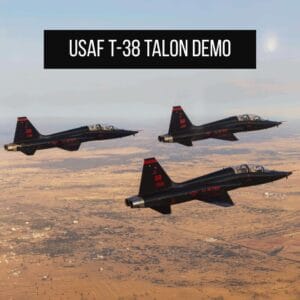 Beale AFB T-38 Talon Demo